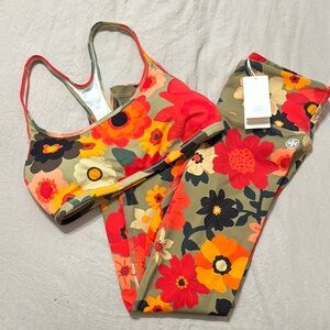 Floral Print Women's High-Waisted Leggings